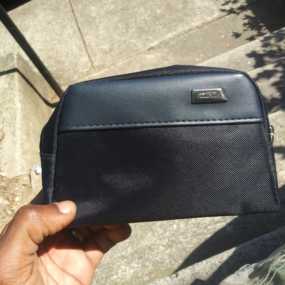 Blue Tumi for Delta Toiletry Bag